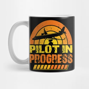 Funny Pilot In Progress Please Wait Airplane Pilot Mug